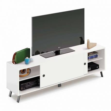 Mueble de TV Kamet blanco salón