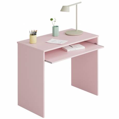 Pack juvenil escritorio y estanteria I-joy color rosa