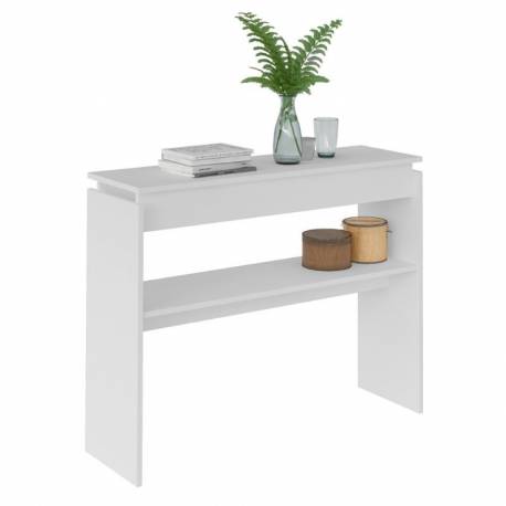 Mueble Recibidor Tacre Color Blanco Texturizado