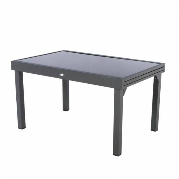 Mesa exterior Aluminio Gris 270x75x90