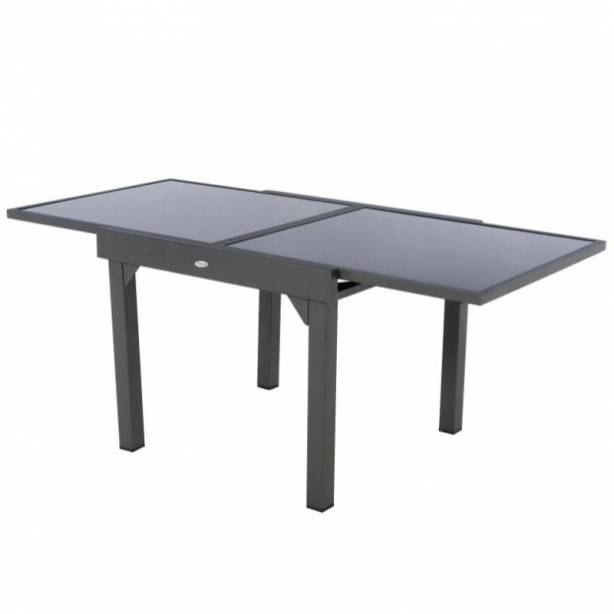 Pack mesa con sillas Aluminio Gris