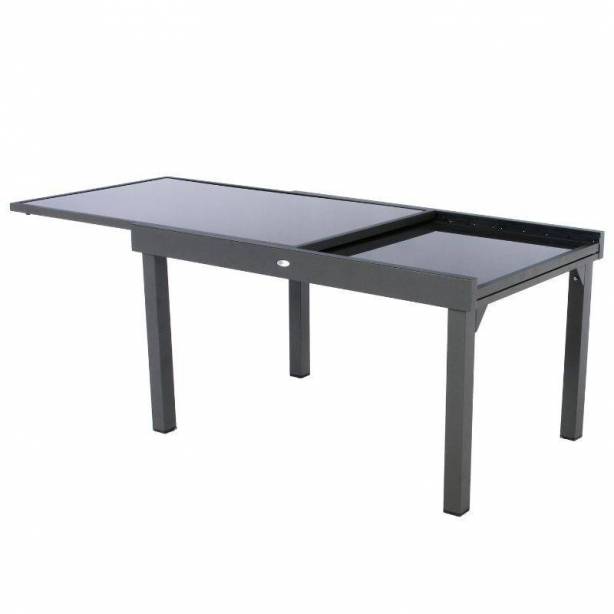 Pack mesa con sillas Aluminio Gris