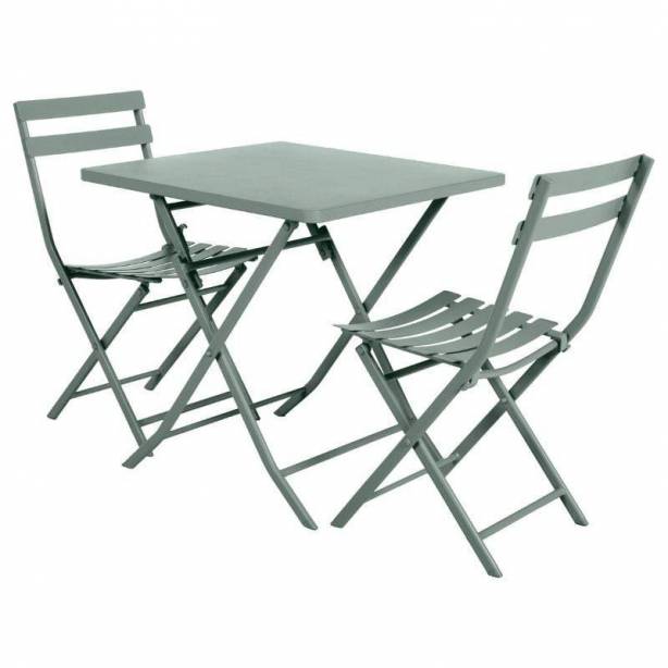 Pack mesa con sillas Metal Verde