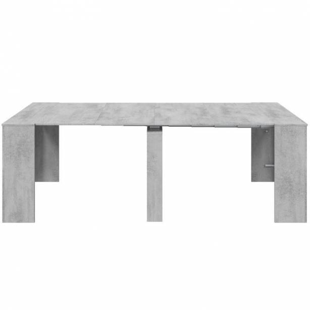 Mesa comedor extensible Melamina Gris 78x90