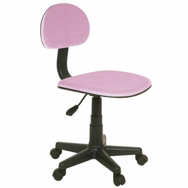 Silla escritorio Tela Rosa 54x88x54