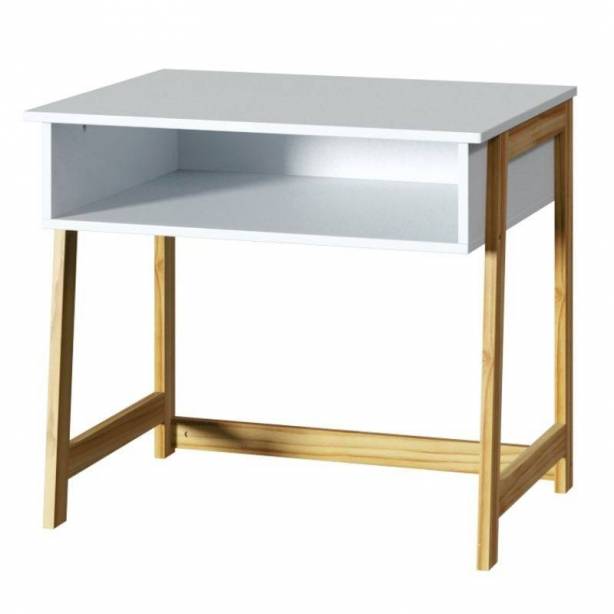 Mesa infantil Melamina - Madera Blanco - Madera claro