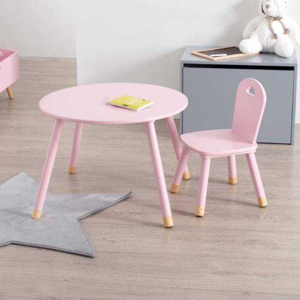 Mesa infantil Melamina - Madera Rosa