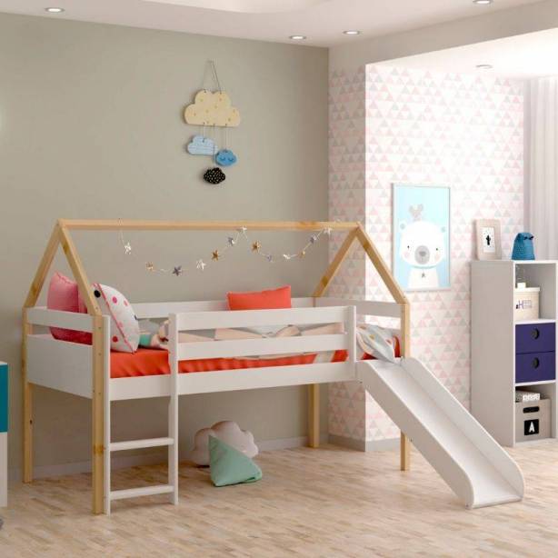 Cama infantil Madera Blanco 200x140x96