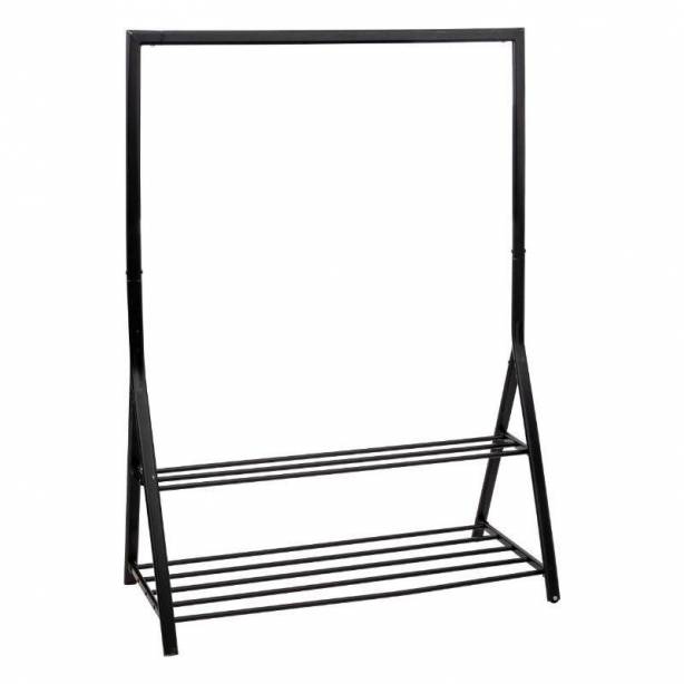 Burro de ropa Metal Negro 121x167x57