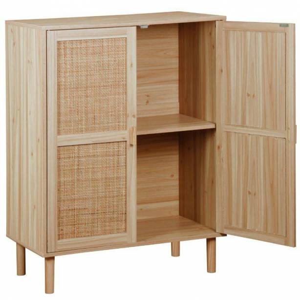 Mueble auxiliar Melamina - Madera Madera claro 80x100x40