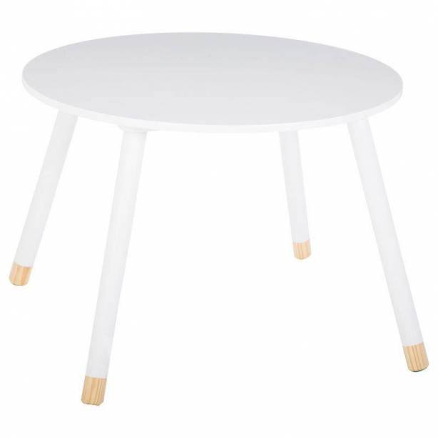 Mesa infantil Melamina - Madera Blanco - Madera claro 60x44x60