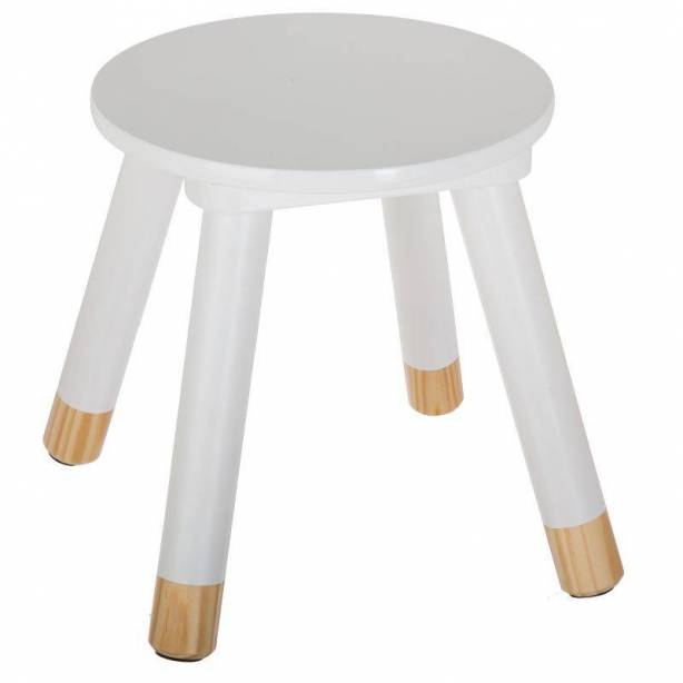 Silla infantil Melamina - Madera Blanco - Madera claro 24x27x24