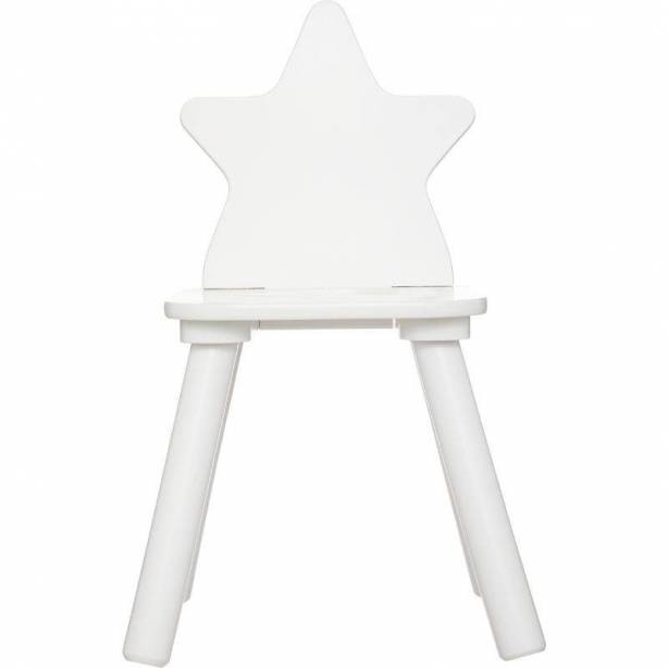 Silla infantil Melamina - Madera Blanco 31x50x25