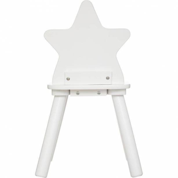 Silla infantil Melamina - Madera Blanco 31x50x25