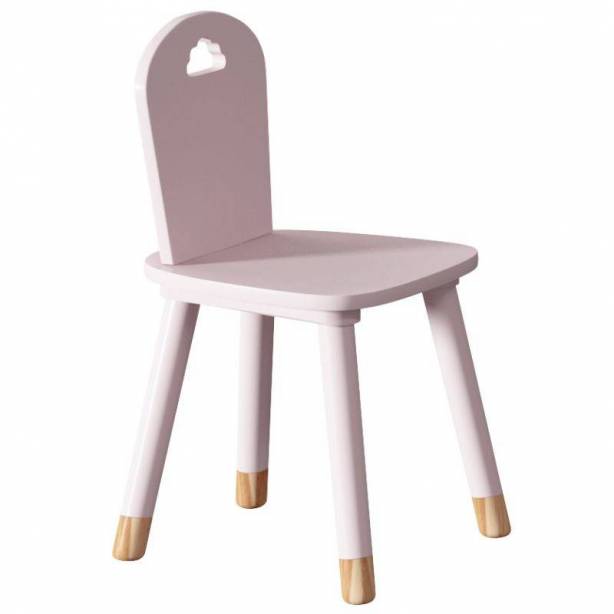 Silla infantil Melamina - Madera Rosa 30x50x30