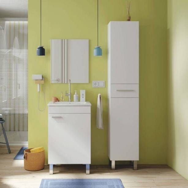 Mueble baño Melamina Blanco