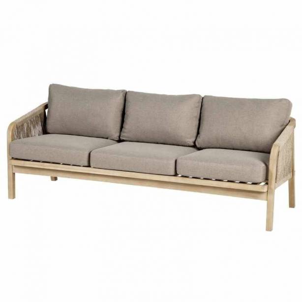 Conjunto 1 Sofá 2 Sillones y mesa de centro exterior