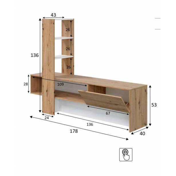 Mueble salón comedor Lyss