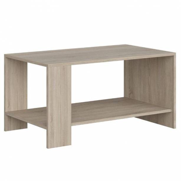 Pack muebles Salón Melamina Blanco - Madera claro