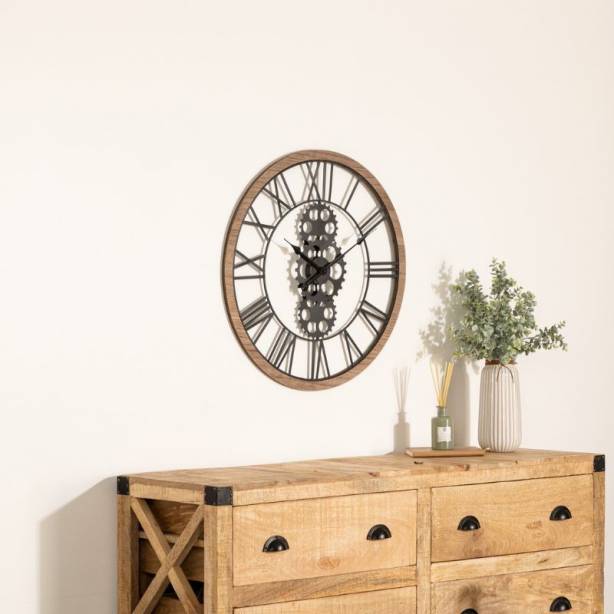 Reloj de pared mecánico 70 cm