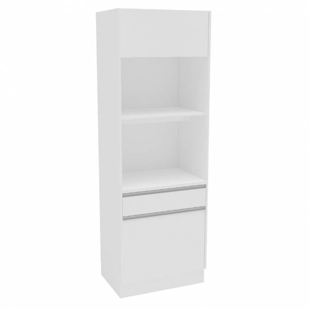 Mueble auxiliar cocina Melamina Blanco 72x213x51