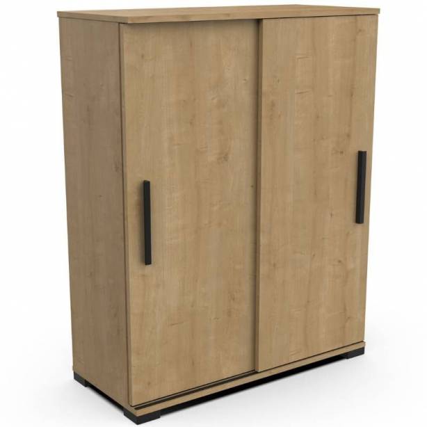 Mueble auxiliar Melamina Madera claro 80x102x36