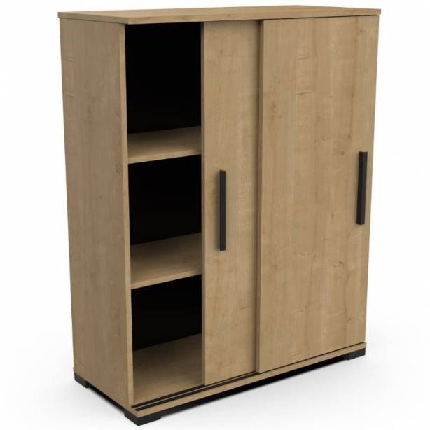 Mueble auxiliar Melamina Madera claro 80x102x36