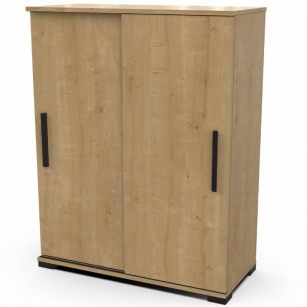 Mueble auxiliar Melamina Madera claro 80x102x36