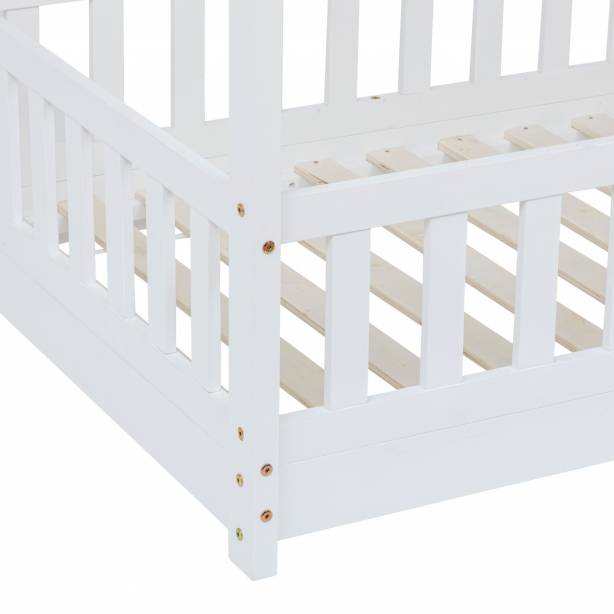 Cama infantil Melamina Blanco 195x146x98