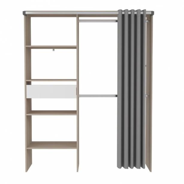 Vestidor Melamina Blanco 143x182x48