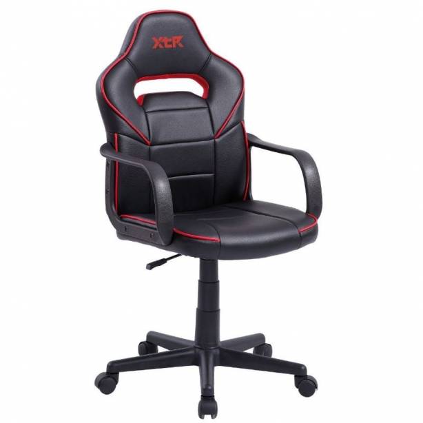 Silla Gamer Polipiel Negro - Rojo 60x98x60