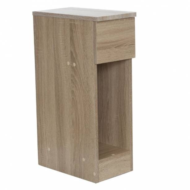 Mesita de noche Melamina Madera claro 20x60x35
