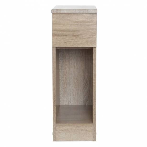 Mesita de noche Melamina Madera claro 20x60x35