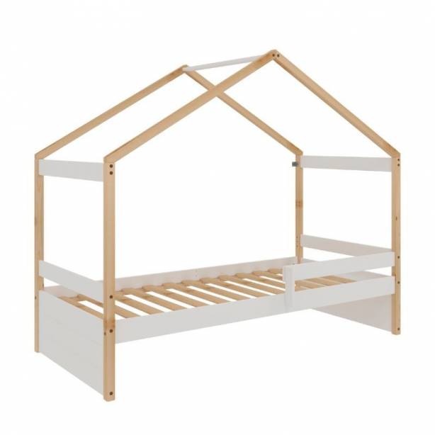 Cama infantil Madera Madera claro - Blanco 200x159x96