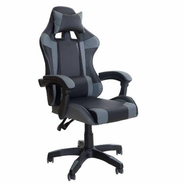 Silla Gamer Polipiel - Metal Gris 64x109x65