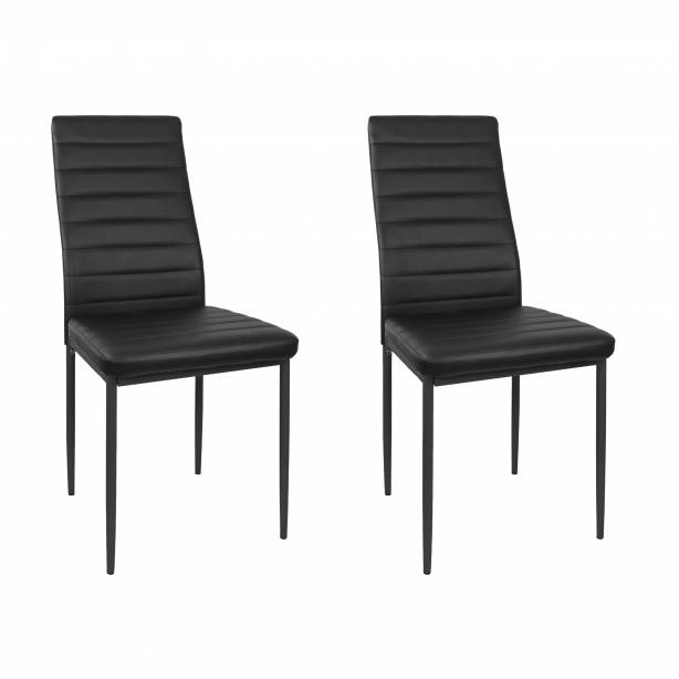 Silla Acero Negro 43x93