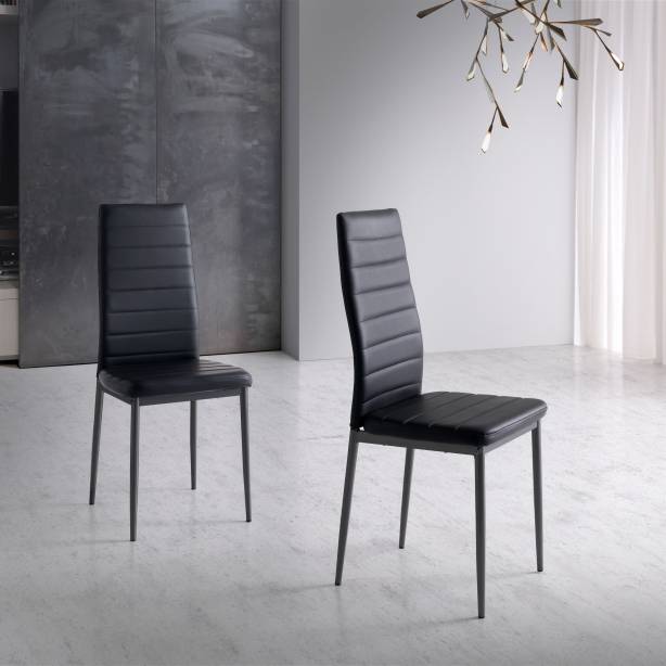 Silla Acero Negro 43x93